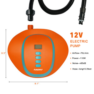 Bomba eléctrica de alta presión para tabla de remo (alimentada por batería) - México