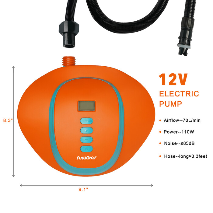 Bomba eléctrica de alta presión para tabla de remo (alimentada por batería) - México