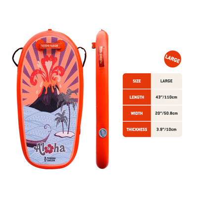 Tabla de bodyboard hinchable para niños, color naranja - México