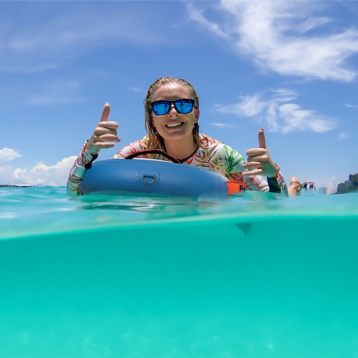 Tabla de bodyboard inflable para niños - Hojas azules - México