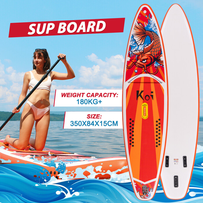 Tabla de surf hinchable de 11'6" - Sup Koi Naranja - México