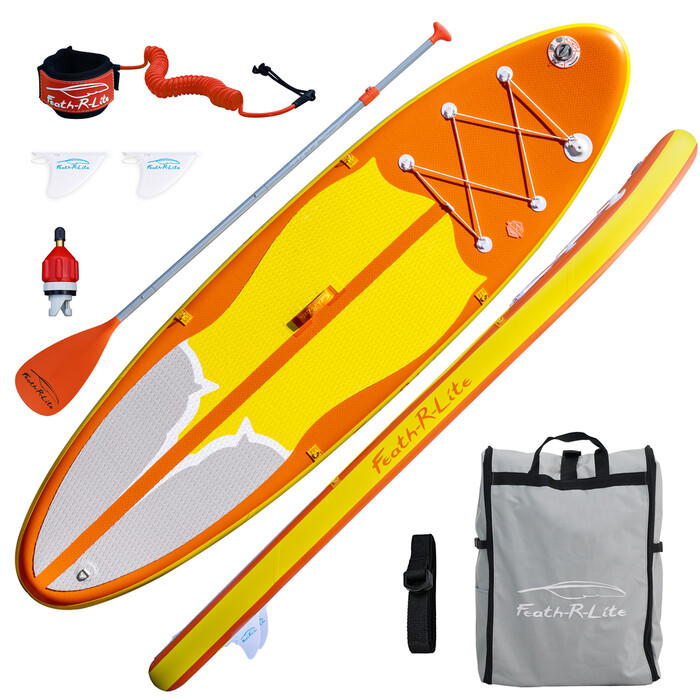 Tabla de surf hinchable de 11 pies, color naranja - México